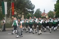 Gemeinsames Marschieren zum Konzert